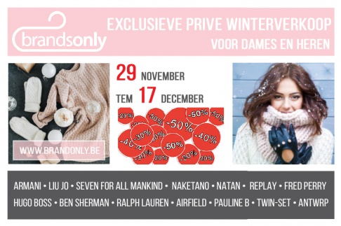 Winterverkoop Brands Only Antwerpen