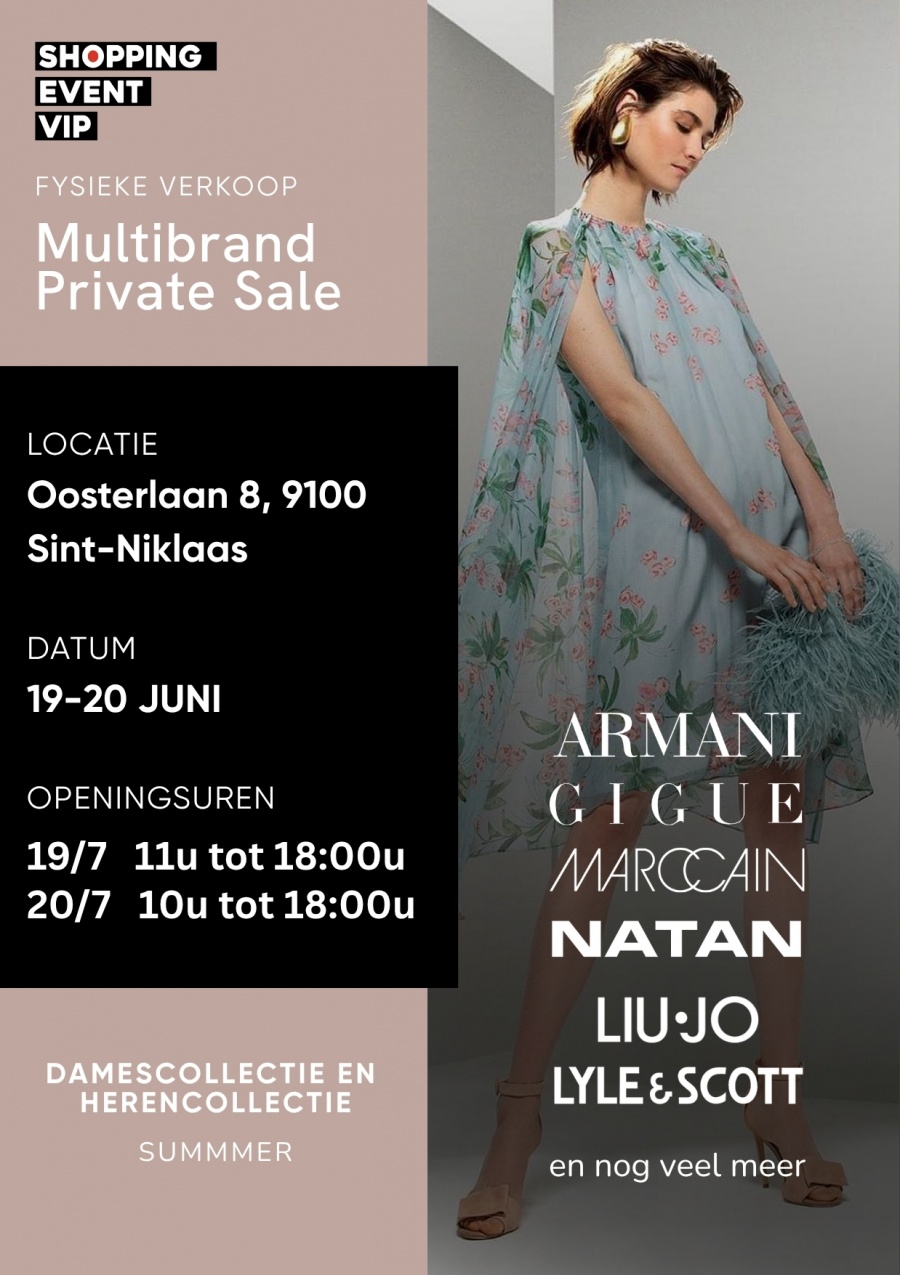 Multi-brand zomerprivéverkoop Harelbeke