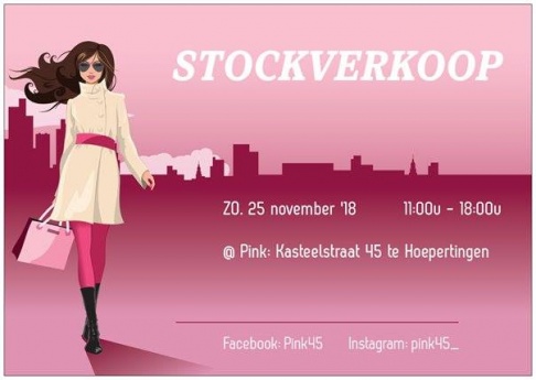 Stockverkoop Pink45 