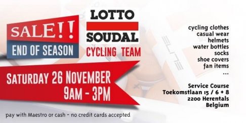 Stockverkoop Lotto Soudal