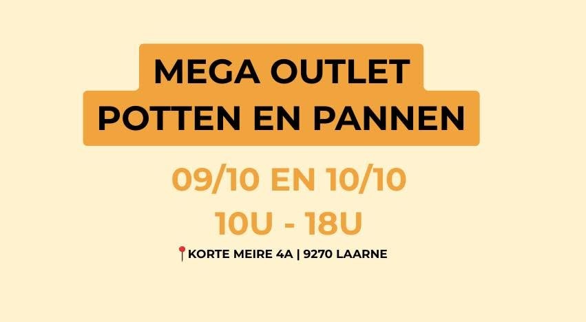 Outlet potten en pannen by Wooners
