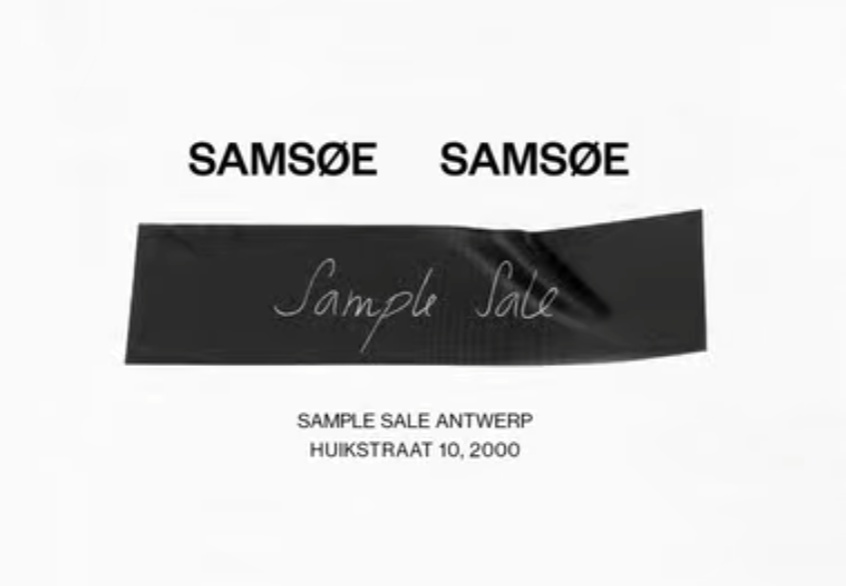 Samsøe Samsøe sample sale