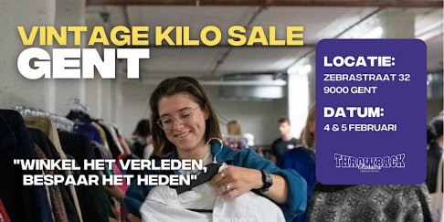 Vintage kilo sale Gent