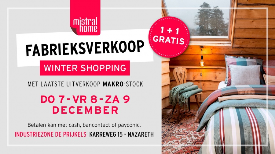 Mistral Home fabrieksverkoop (Makro stock)