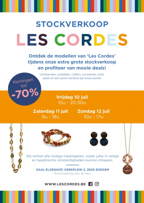  STOCKVERKOOP 'LES CORDES'