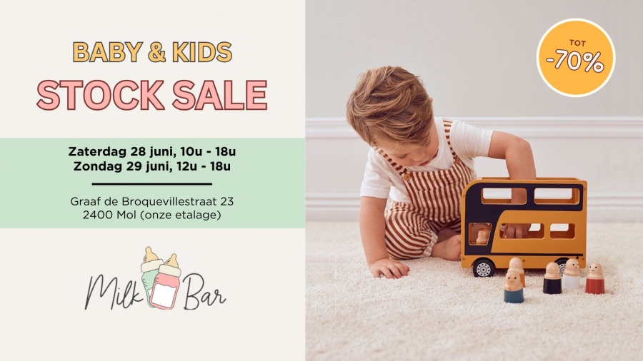 Milk Bar Mol baby- en kids stockverkoop