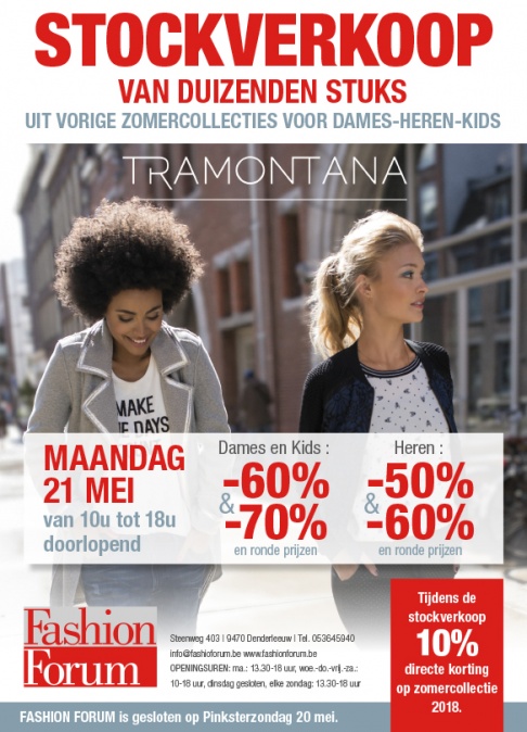 Stockverkoop Fashion Forum