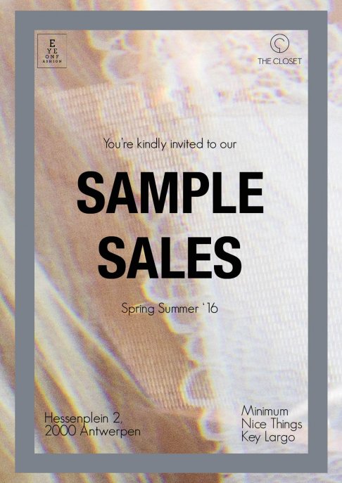 I love sample sales