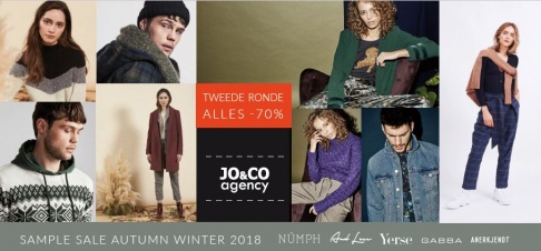   Sample Sale JO&CO 8-9-10 november: alles -70%