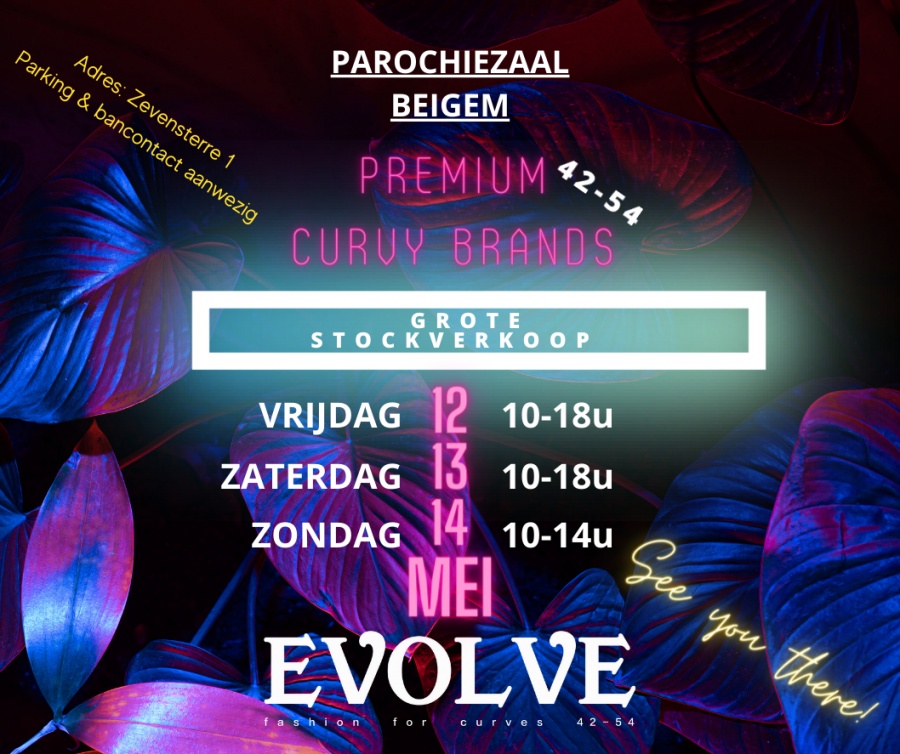 Plussize stockverkoop Evolve