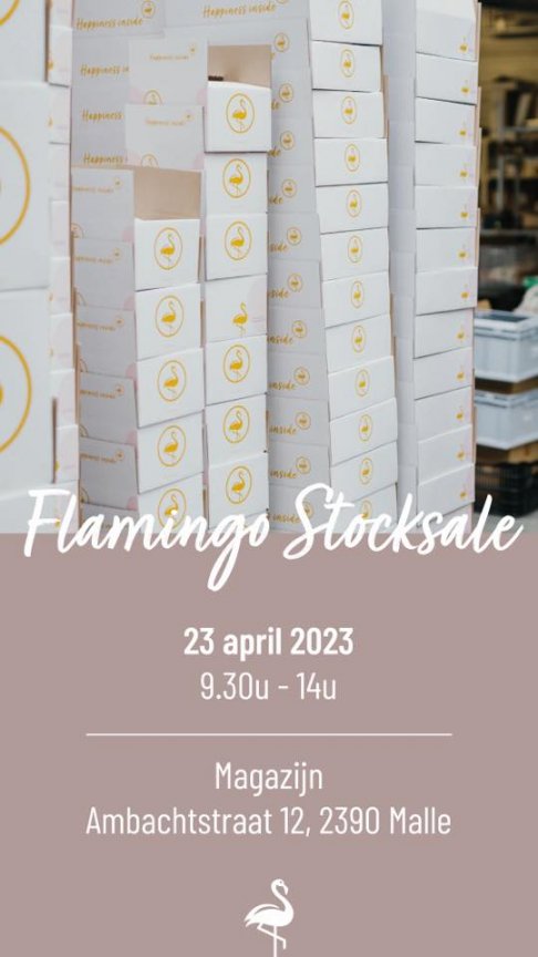 De Gele Flamingo stocksale