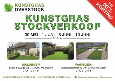 Kunstgras Stockverkoop van Overstocks - De Beste kwaliteit voor de beste prijs! - 1