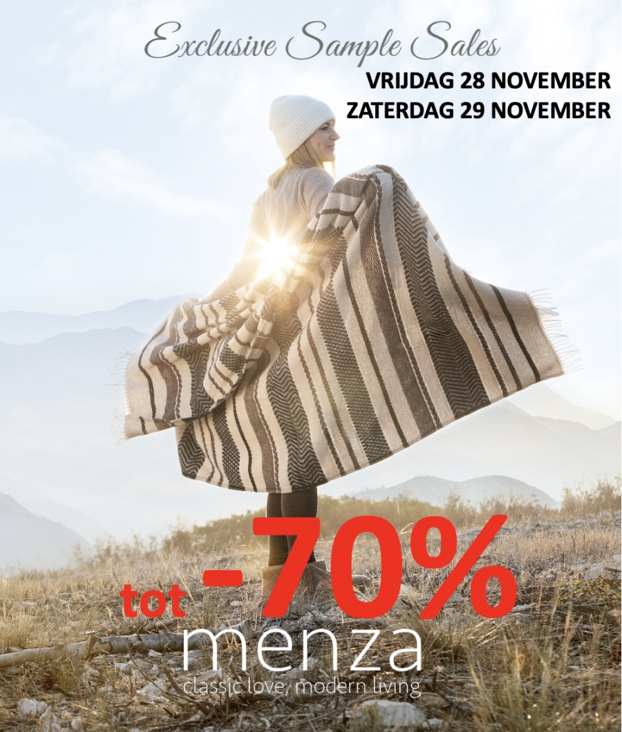 MENZA Showroom & Sample Sale