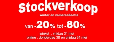 Stockverkoop winter en zomercollectie