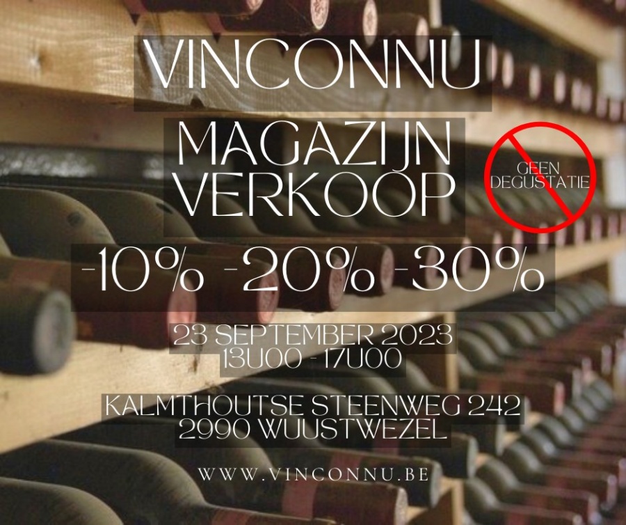 VinConnu magazijnverkoop