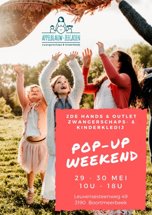 Pop-up outlet en tweedehands kinder- en zwangerschapskledij