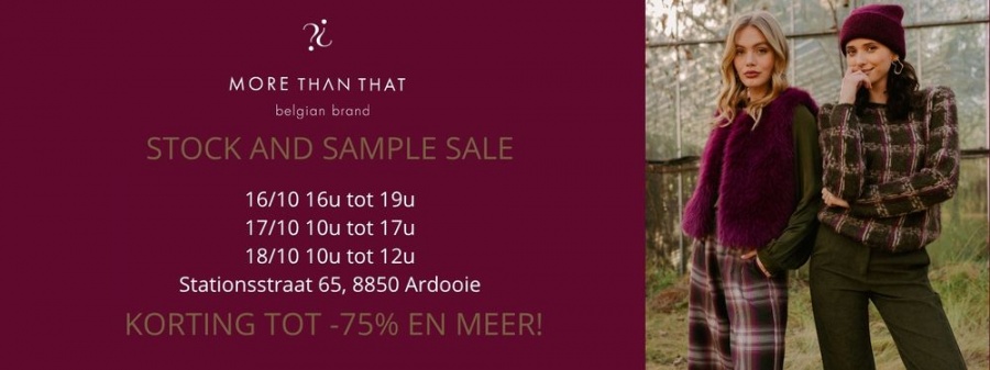 Stock and Sampleverkoop More Than That