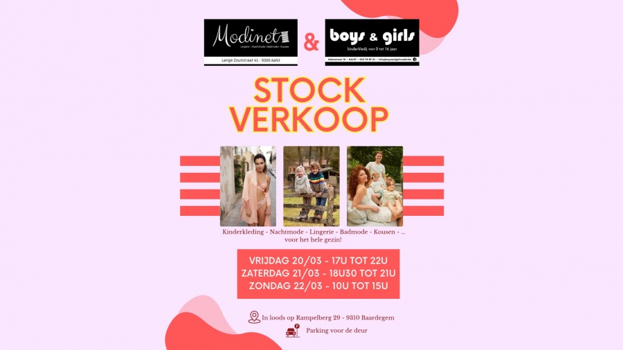 Stockverkoop Modinet / Boys & Girls