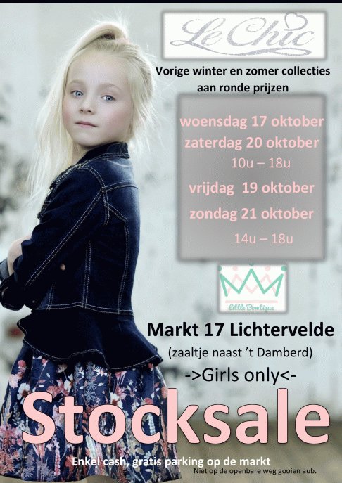 Stockverkoop Le Chic by Little Bowtique