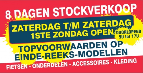 Stockverkoop Fietsen Mintjens Lokeren