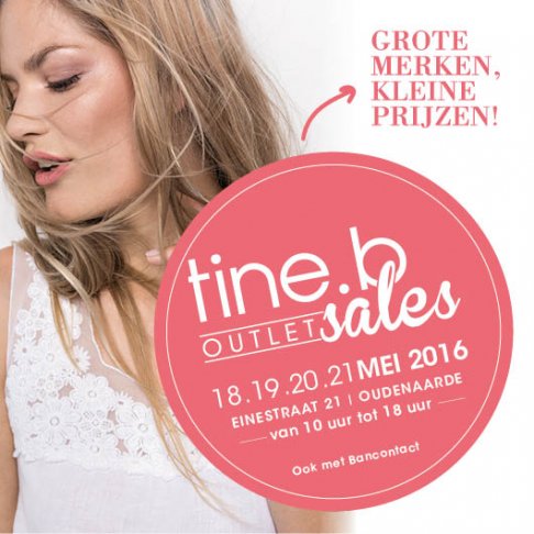 OUTLET-SALES!  Eenmalige stockverkoop van kleding voor dames. 