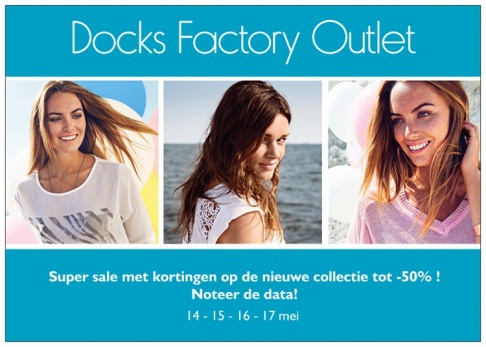 Outletverkoop van tiener- en dameskleding van trendy merken