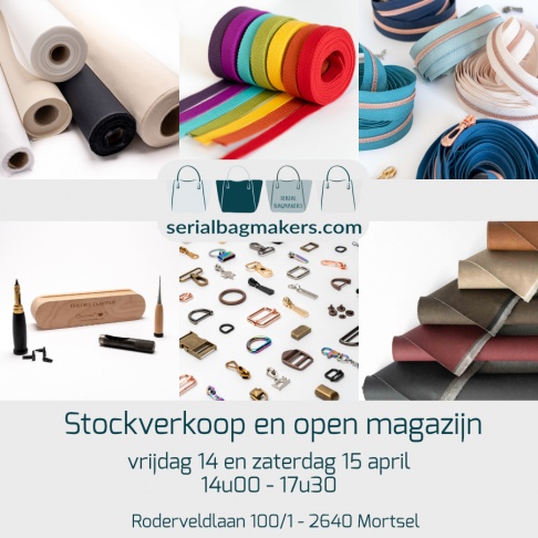 Serial Bagmakers stockverkoop en open magazijn