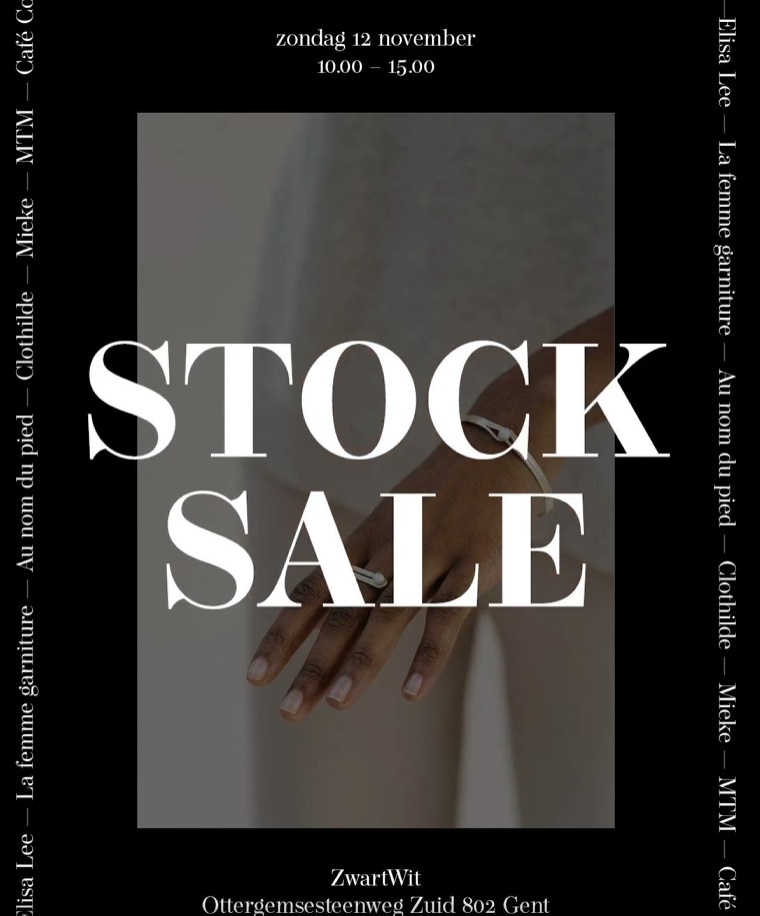 Stock- en sample sale Gentse designers