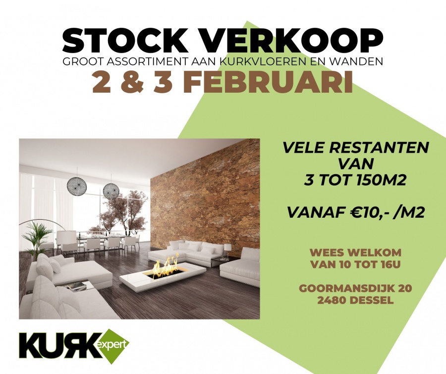 Stockverkoop Kurk Expert