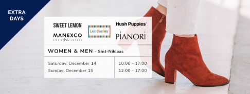 Manexco, Hush Puppies, Sweet Lemon, Les Cordes, Pianori – Extra days