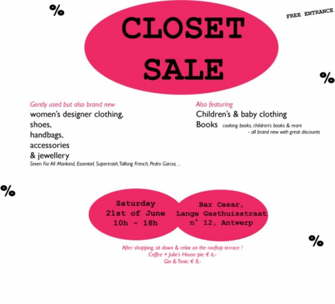 Closet Sale te Antwerpen