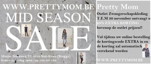 Pretty Mom Outlet Zwangerschapskleding OOK ONLINE