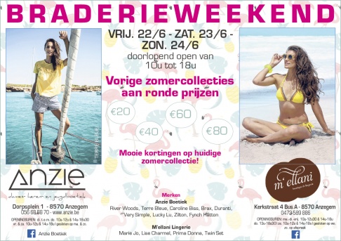 BRADERIEVERKOOP KLEDIJ EN LINGERIE