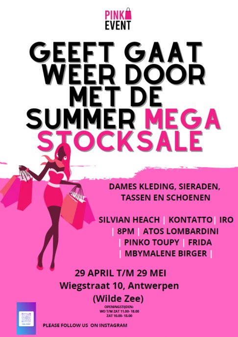 Summer Sale Pink Event