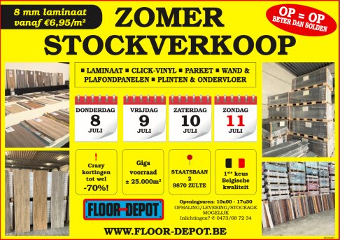 Stockverkoop van premium vloerbedekking