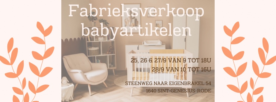 Grote fabrieksverkoop babyartikelen Deva International