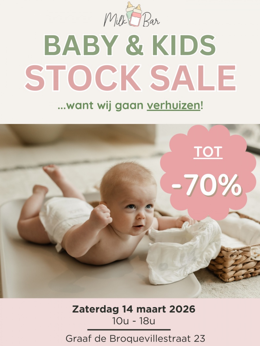 Milk Bar baby- en kids stockverkoop