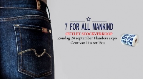 7 FOR ALL MANKIND STOCKVERKOOP OP DE KLEDINGBEURS IN GENT OP 24 SEPTEMBER - 3