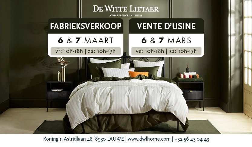 De Witte Lietaer Fabrieksverkoop 6 & 7 maart!