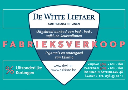 Fabrieksverkoop van De Witte Lietaer