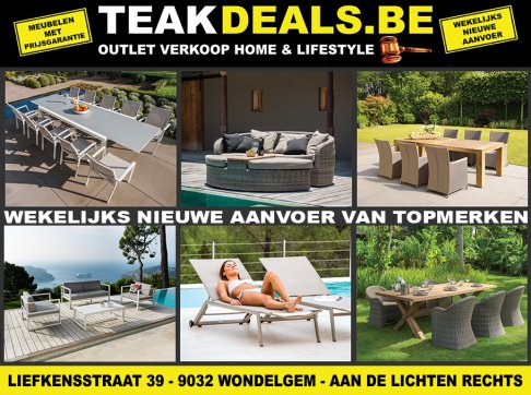 TEAKDEALS - Outletverkoop Home & Lifestyle Artikelen - 3