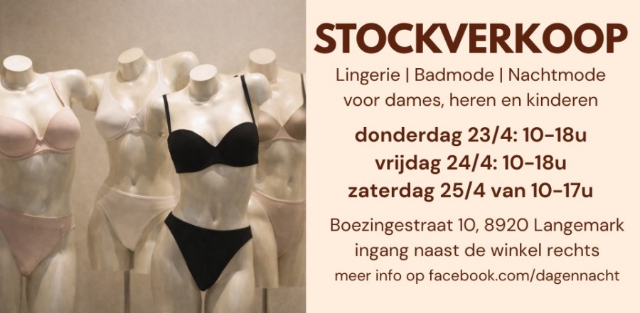 Stockverkoop Dag & Nacht lingerie