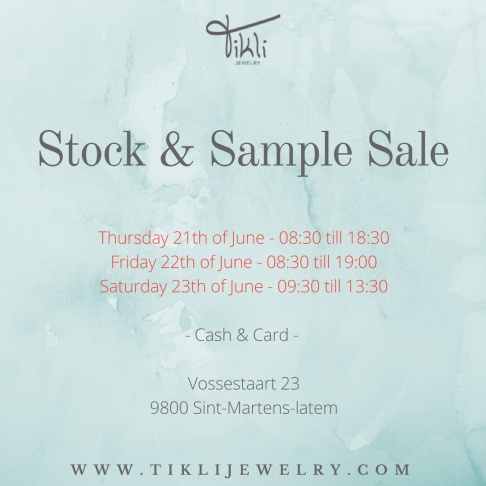 Stock & Sample Sale Juwelen/ Tikli