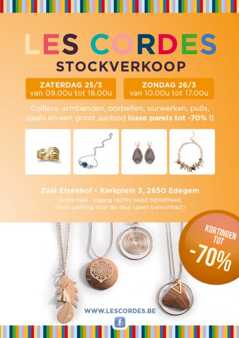 Stockverkoop 'Les Cordes'(fantasiejuwelen)