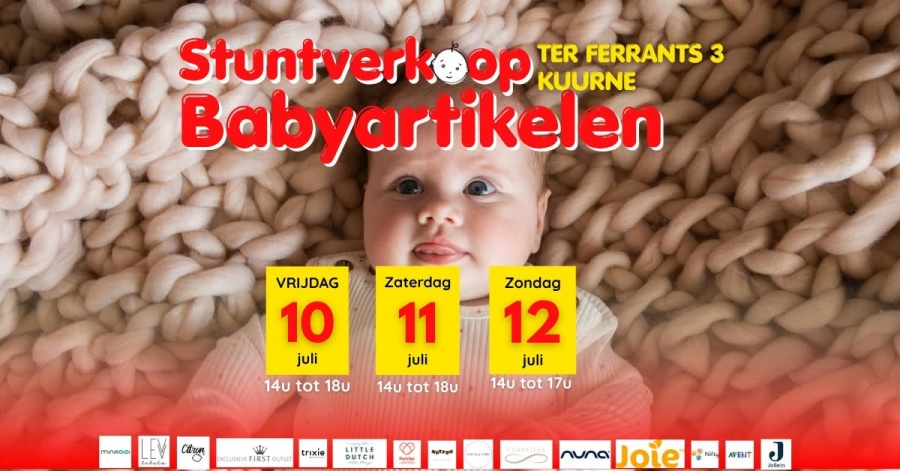 Stuntverkoop babyartikelen Kuurne