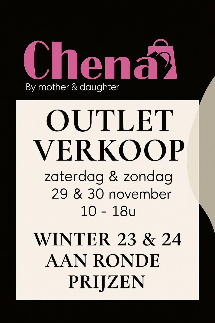 Chena by mother & daughter outlet weekend