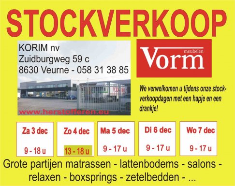 Stockverkoop Vorm meubelen - 2