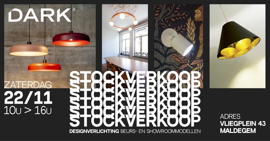 Dark stockverkoop designverlichting