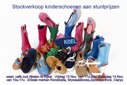 Kinderschoenen  aan halve prijs ! 