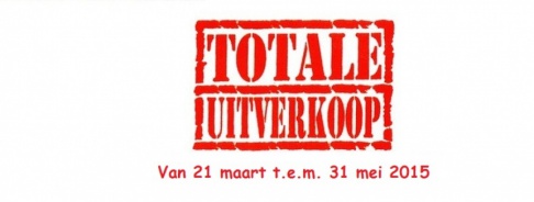 Totale uitverkoop wegens stopzetting - 2